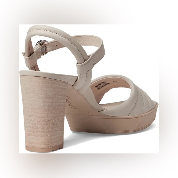 Women's Leslie Ankle‎ Strap Block Heel Sandals 6.5 New $359 - Picture 5 of 9